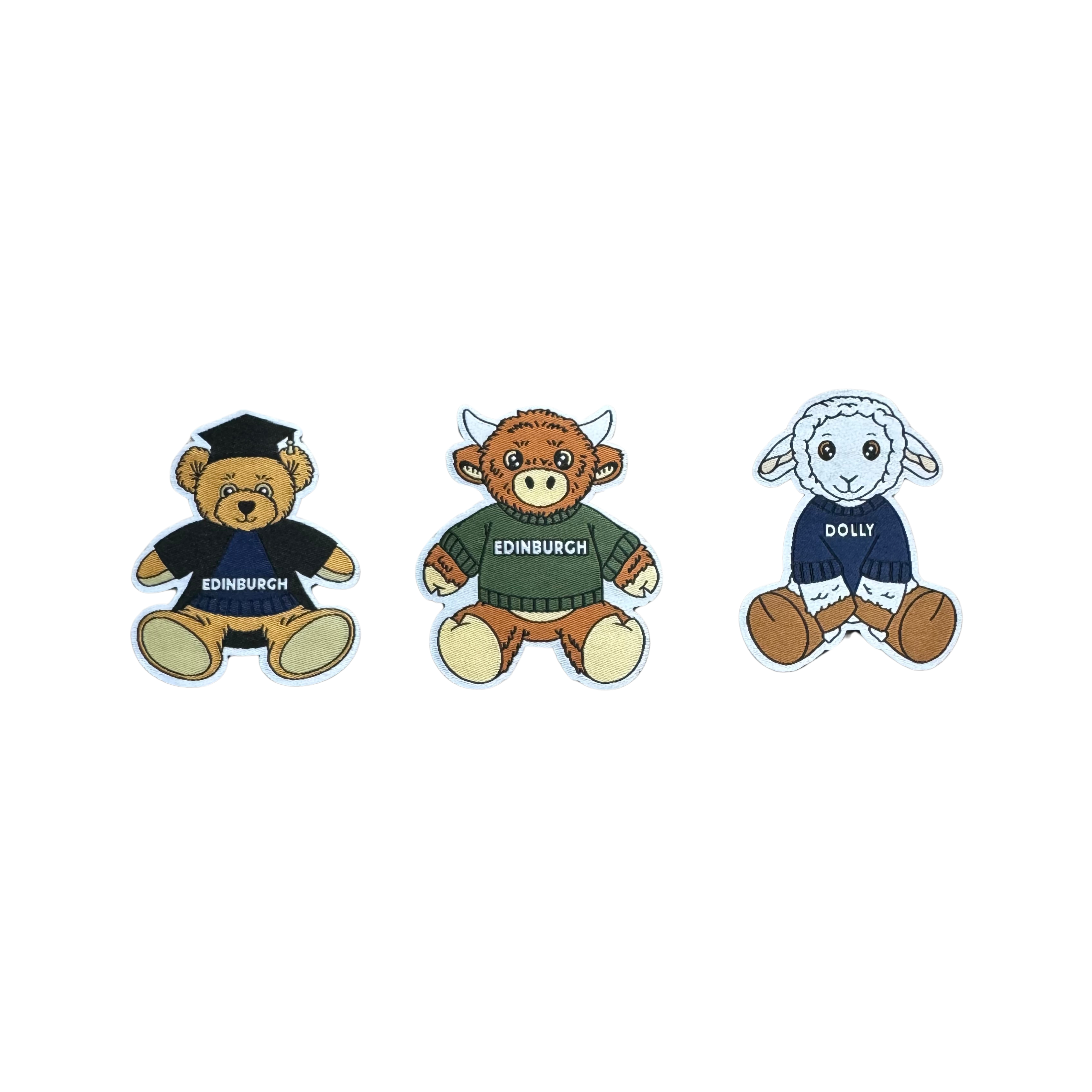 Edinbear Woven Patch